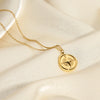 Irregular Compass Pendant Necklaces For Women Gold Plated Stainless Steel Collar Jewelry Gift - Image 4