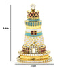 Skeds Enamel Rhinestone Lighthouse Tower Brooches Jewelry For Women Alloy Building Casual Party Brooch Pins Gift - Image 2