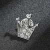 Crown Chain Brooch Vintage Tassel Crystal Brooch Temperament Rhinestone Lapel For Women Dress Mens Shirt Suit Set Collar Jewelry - Image 16