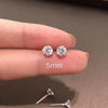 Silver Jewelry Women Cute Tiny Clear Crystal CZ Stud Earrings Gift for Girls Lady - Image 13