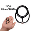 Black Sea Fishing Rod Guide Repair Kit Casting Tip Eye Rings Sets Stainless Steel Building 10 20pcs Freshwater Saltwater Fishing - Image 10