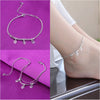 Silver Color Stamp Anklets For Women Foot Leg Chain Link Bracelet Tassel Charms Beach Accessories Jewelry For Female - Image 25