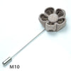Handmade Men's Brooches Floral Lapel Pin for Men Suit Long Needle Fabric Mushroom Flower Brooch Pins for Wedding Women Jewelry - Image 15