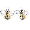 Simulated Pearl Bee Stud Earrings with Crystal Cubic Zirconia Cute Animal Earrings Daily Wear Women Jewelry - Image 6