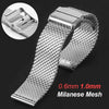 Milanese Mesh Watchband for Rolex Stainless Steel Bracelet for DW Folding Buckle Belt 18 20mm 22 24mm Universal Strap for Seiko - Image 1