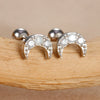 2Pcs Helix Ear Piercing Stud Earrings for Women Zircon Heart star Moon Ear Tragus Cartilage Piercing Accessories Jewelry Gift - Image 10