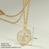 Bohemian Enamel Moon Star Necklace For Women Cute Shell Heart Collars Stainless Steel Long Chain Choker Summer Beach Jewelry - Image 18