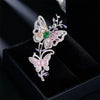 Romantic Purple Zircon Butterfly Brooches for Women Clothes Accessori Bow Dragonfly Ginkgo Leaf Broche Decorativo De Ropa - Image 15