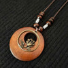 Retro Wooden Collar Decoration Female Jewelry Neck Accessories Clothing Pendant Necklace Sweater Necklace Sweater Chain - Image 12