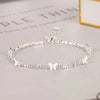 Silver Bracelet Geometric Cube Circle Punk Asymmetric Beaded For Woman Girl Jewelry Gift - Image 9