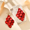 Korean Acrylic Petal Tassel Dangle Earrings For Women Holiday Fairy Wedding Party Jewelry Accessories Gift - Image 13