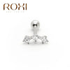 1 Pairs Small Crown Moon Star Lightning Constellation Stud Earrings for Women Silver Piercing Earring Damskie - Image 7