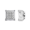 1-12 Pair Stainless Steel Magnetic Non Piercing Inlaid Cubic Zirconia Stud Earrings Clip on Hoop Earrings Set for Men Women - Image 5