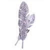 Temperament Elegant Full Rhinestone Hollow Feather Brooches for Men Classic Brooch Suit Lapel Pin Jewelry Accessories - Image 7