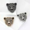 Rhinestone Tiger Head Brooches for Women Unisex Pearl Bear Pins Wolf Lapel Pins Banquet Party Backpack Gifts Jewelry Accessories - Image 2