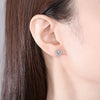 Infinity and Heart Stud Piercing Earrings with Crystal Accents - Image 6