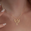Stainless Steel Phoenix Necklace Sacred Bird Pendant Necklaces Phoenix Jewelry Gift For Women - Image 6