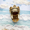 Pendant Golden Skull King with Crown Jewelry Rebel Street Accessories Silver Rock Hiphop Gift For Women Men - Image 5