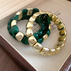 Square-Spliced Bead Bangle with Elastic Cord and Multiple Designs - Image 17
