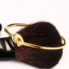 Round Circular Open Knot Cuff Bangle Bracelets For Women Elegant GoldColor Jewelry Noeud Armband Pulseiras - Image 3