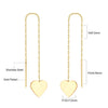 2PC/1pair Heart Love White Shell Drop Earring for Women Stainless Steel Hoop Earrings Romantic Valentine's Day Gift - Image 29