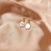Delicate Irregular Freshwater Pearl Earring For Women Gold Color Metal Hanging Drop Earrings Statement French Jewelry - Image 28