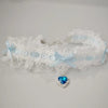 30cm Lace Bow Necklace Sweet Love Heart Gem Charm Lolita Girls Necklace Cosplay Collar Chains Dancing Jewelry for Wedding Party - Image 5