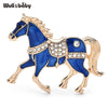Tang Dynasty Enamel Running Horse With Saddle 4 Colors Brooch Pins Zodiac Animal Badge Jewelry Gift - Image 8