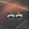 Cubic Zirconia Labret Stud 16G Internally Threaded for Lip Tragus and Helix - Image 57