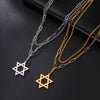 Classic Star of David Pendant Necklace for Men Women Stainless Steel Geometric Hexagon Amulet Casual Jewelry Party Gift - Image 5