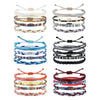 Boho Surfer Bracelet Anklet Adjustable Beaded Anklets Handmade Braided Bracelet Colorful Anklet Summer String Rope Ankle Bracele - Image 1