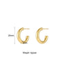 Dream Anti-allergenic Gold Plated Stainless Steel Hoop Earrings For Women Oversize Small Loop Earring - Image 7