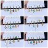 Multicolor Cubic Zircon Fairy Tale Dangle Earrings Set Women Girls Party Gift Jewelry - Image 1