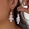 Elegant Christmas Tree Dangle Earrings For Women Baroque Irregular Imitation Pearl Stacked Drop Earring Holiday Party Jewelry - Image 7