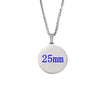 10Pcs 45cm 50cm 60cm Blank Round Disc Pendant Necklace Mirror Polish Stainless Steel Chain Necklace For Womens - Image 20