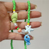 Cute Colorful Ceramic Fish Beaded Necklace For Women Handmade Rice Beads Choker Beach Charm Ocean Jewelry Accessories - Image 24
