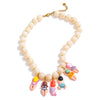 Stylish Unique Handmade Jewelry Glass Imitation Stone Beads Chain Resin Bikini Doll Drop Creative Necklace Accessories - Image 7