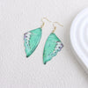 Fantasy Multicolor Rainbow Gradient Painting Resin Butterfly Wings Simulated Pearl Long Drop Earrings for Women Jewelry - Image 20
