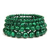 Green Malachite Stone Bracelet 6/8/10mm Handmade Round Beads Bracelets Couple Yoga Bracelet Men Women Jewelry - Image 6