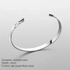Stainless Steel Polished Design C Shape 6MM Wide Bangle Men Punk Bracelet Couple Jewelry - Image 2