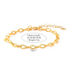 Stainless Steel Chunky Link Chain Bracelet For Women Gold Plated Hip-hop Rock Style Women's Bracelets 20cm+5cm - Image 8