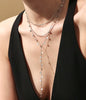 Stainless Steel Chain Necklace with Long Tassel Details - Image 31