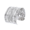 Gold/Silver Plated Alloy Carved Wide Cuff Bracelet Adjust Women's Open Cuff Bangle Gothic Ethnic Punk Style Bracelet - Image 12