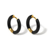 Colorful Neon Enamel Huggie Hoops Earrings Stainless Steel Jewelry for Women Dopamine Small Ear Cuff Piercing Chunky Jewelry - Image 12