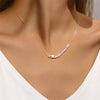 Silver Star Pendant Necklace For Women Gold Triangular Geometry Flower Inlaid Zircon Layered Jewelry - Image 5