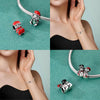 Silver Charms Beads Snowman Christmas Halloween Charm Pendent Fit Charm Bracelet Women Jewelry Gift - Image 3