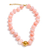 Multi-color Resin Round Beads Chain Statement Necklace Bracelet Stainless Steel Handmade Daily Jewelry Gift - Image 11