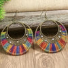 Ethnic Bohemian Moth Drop Moon Hollow Dangle Earrings For Women Party Accessories Dangle Jewelry - Image 13