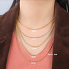 Round Snake Chain Necklace in Stainless Steel 0.9mm to 2mm - Image 3