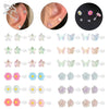 ZS 6 Pair/Lot Colorful Flower Acrylic Stud Earring Set For Women Girls Ear Studs Cartilage Helix Piercing Jewelry - Image 1